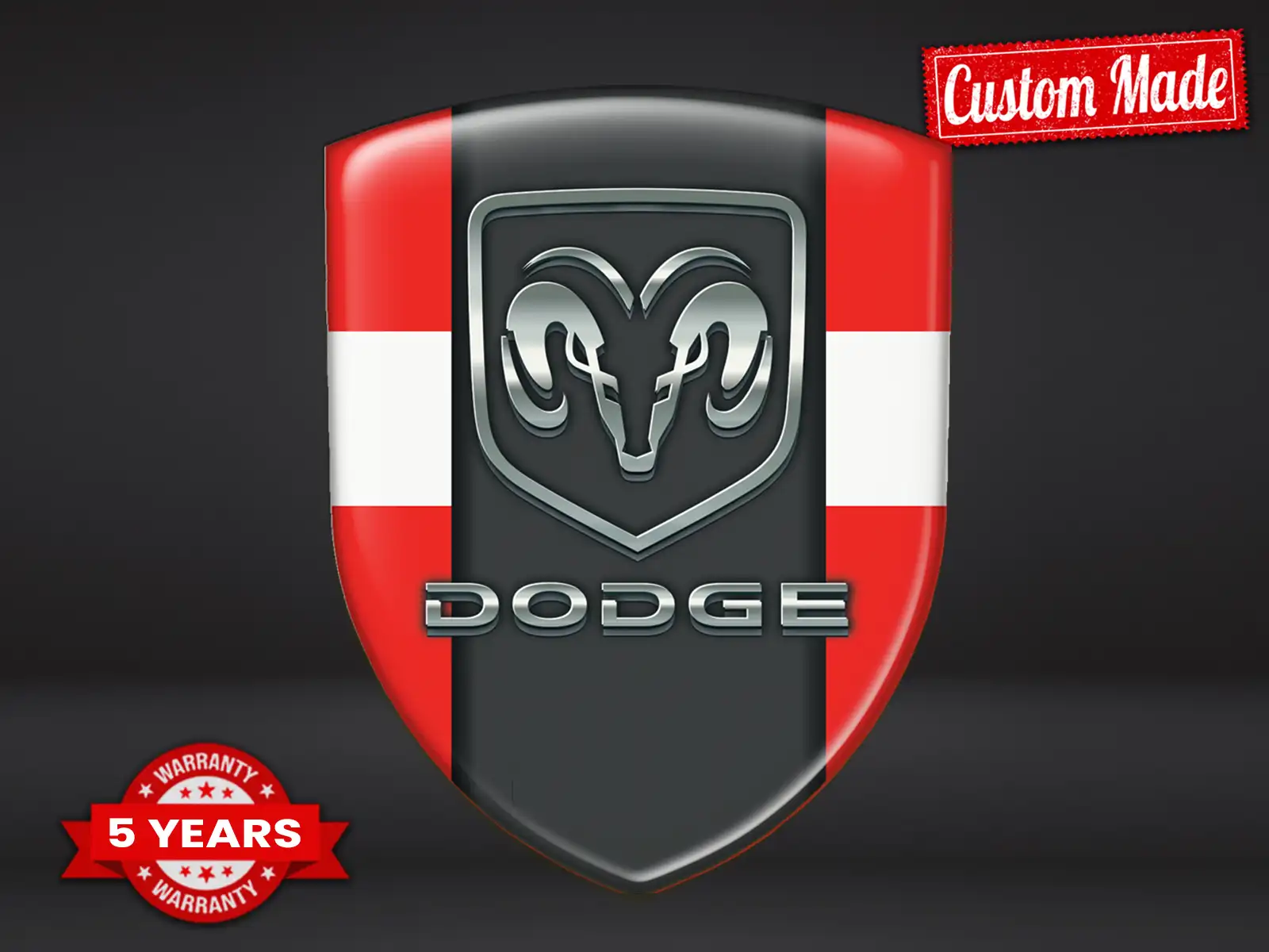 Dodge Décalcos Capot Auto Max Robuste Chic Pro Actuel